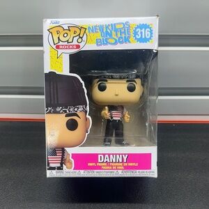 Funko Pop! Rocks Danny Vinyl Figure - Black and Pink